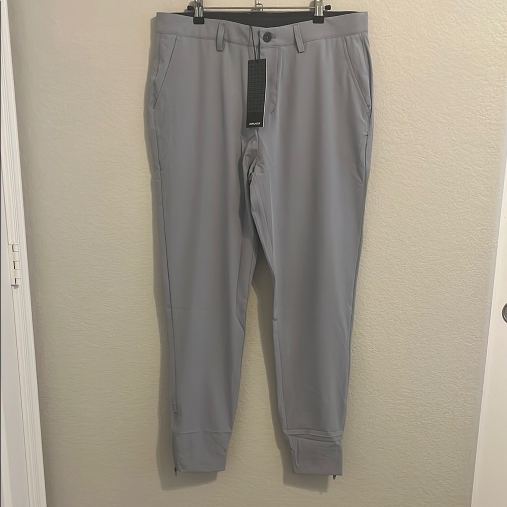 Druids Men's Gray Golf Joggers - 34W/32L - NWT